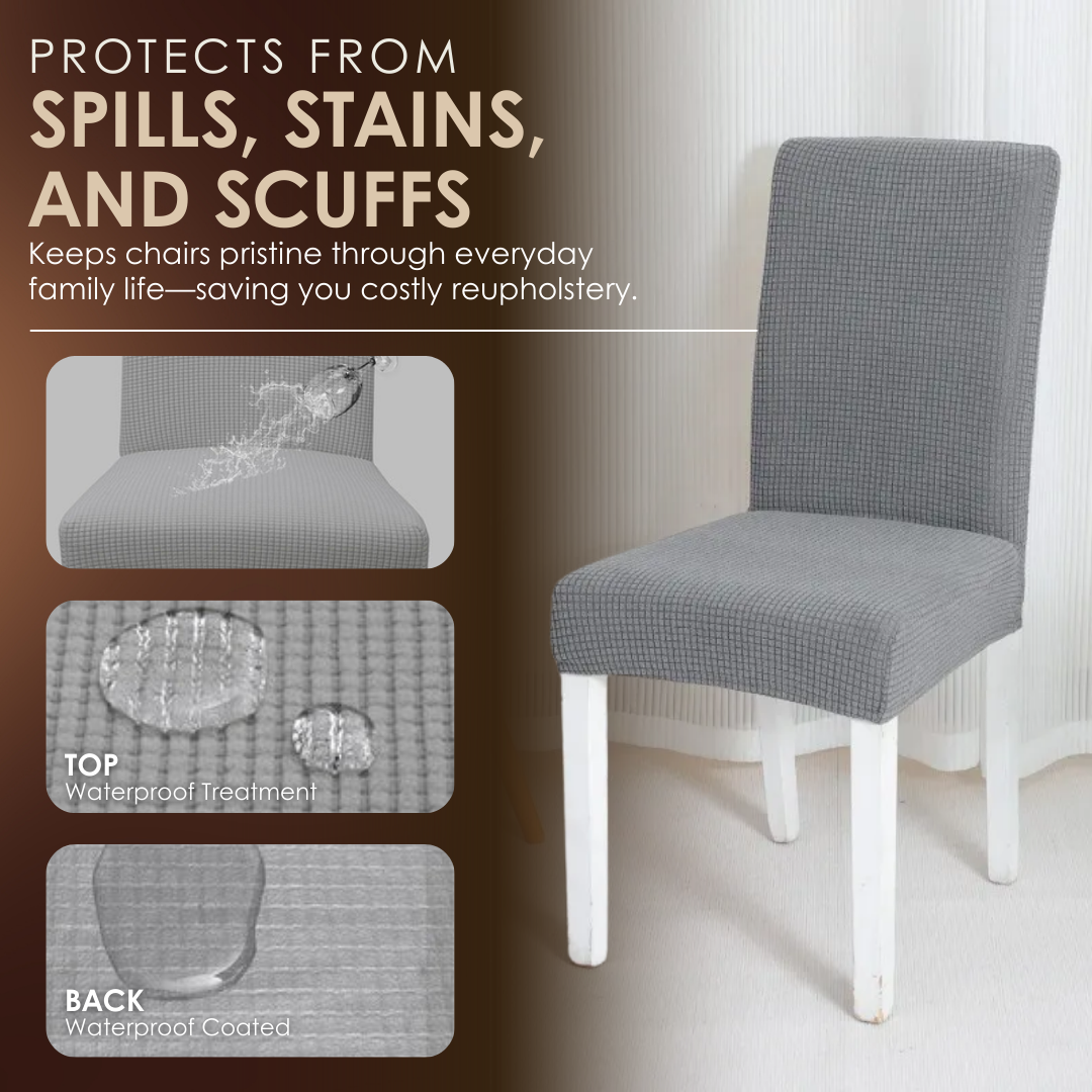 LuxeWeave™ Premium Stretch Jacquard Chair Covers (50% Off)