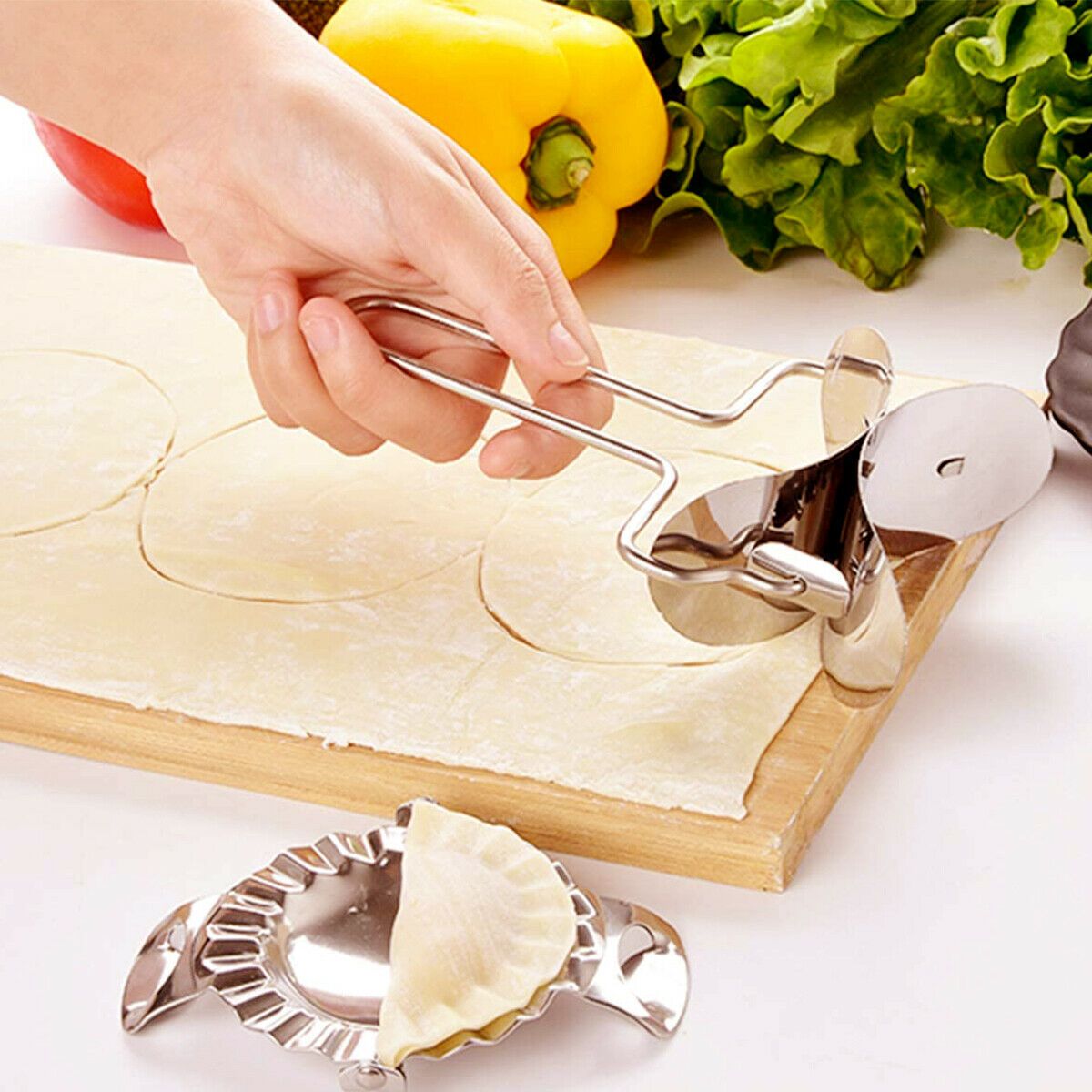 QuickDumple™ – Dumpling Press + Free Cutter
