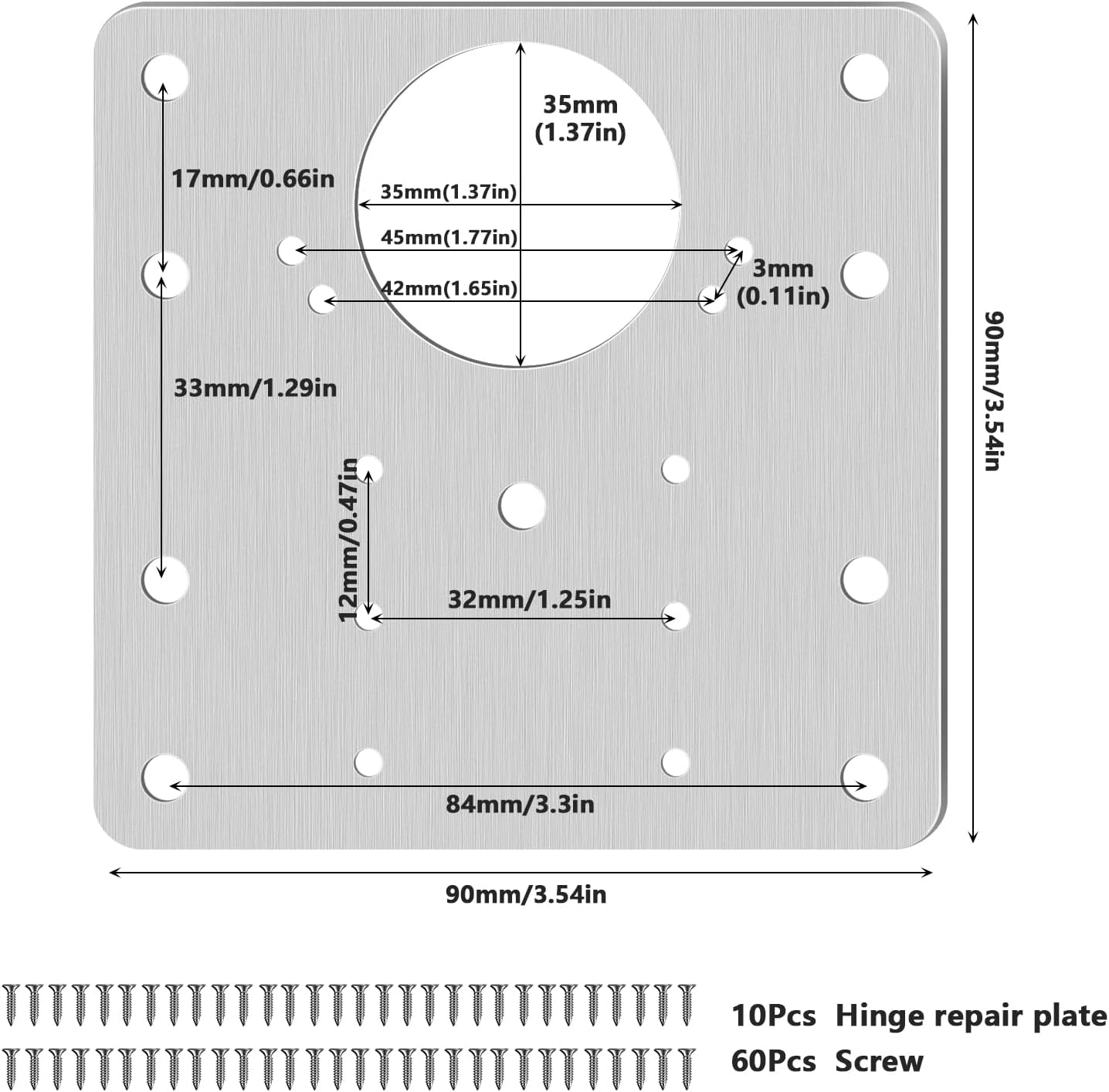 CabinFix™ – Stainless Steel Hinge Repair Kit (40% Off)