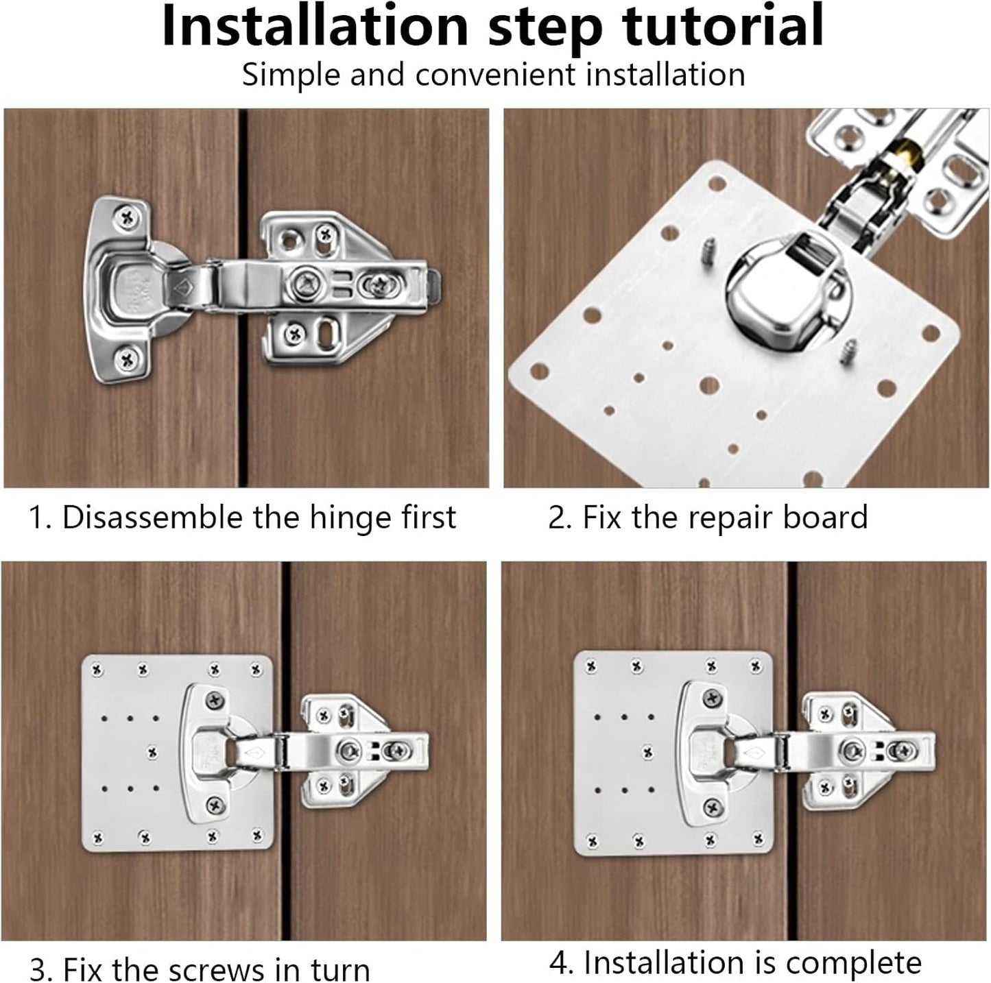 CabinFix™ – Stainless Steel Hinge Repair Kit (40% Off)