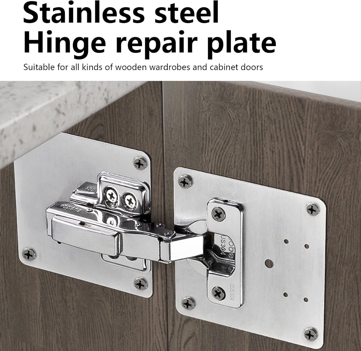 CabinFix™ – Stainless Steel Hinge Repair Kit (40% Off)