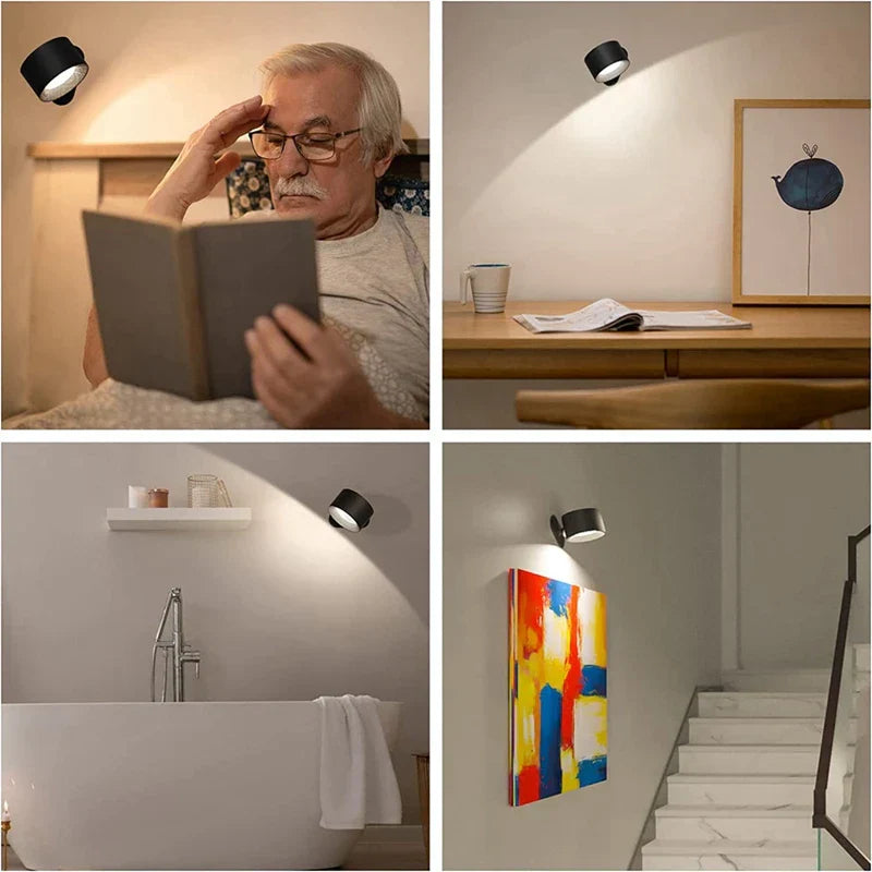LumaEase™ Rechargeable LED Wall Lamp