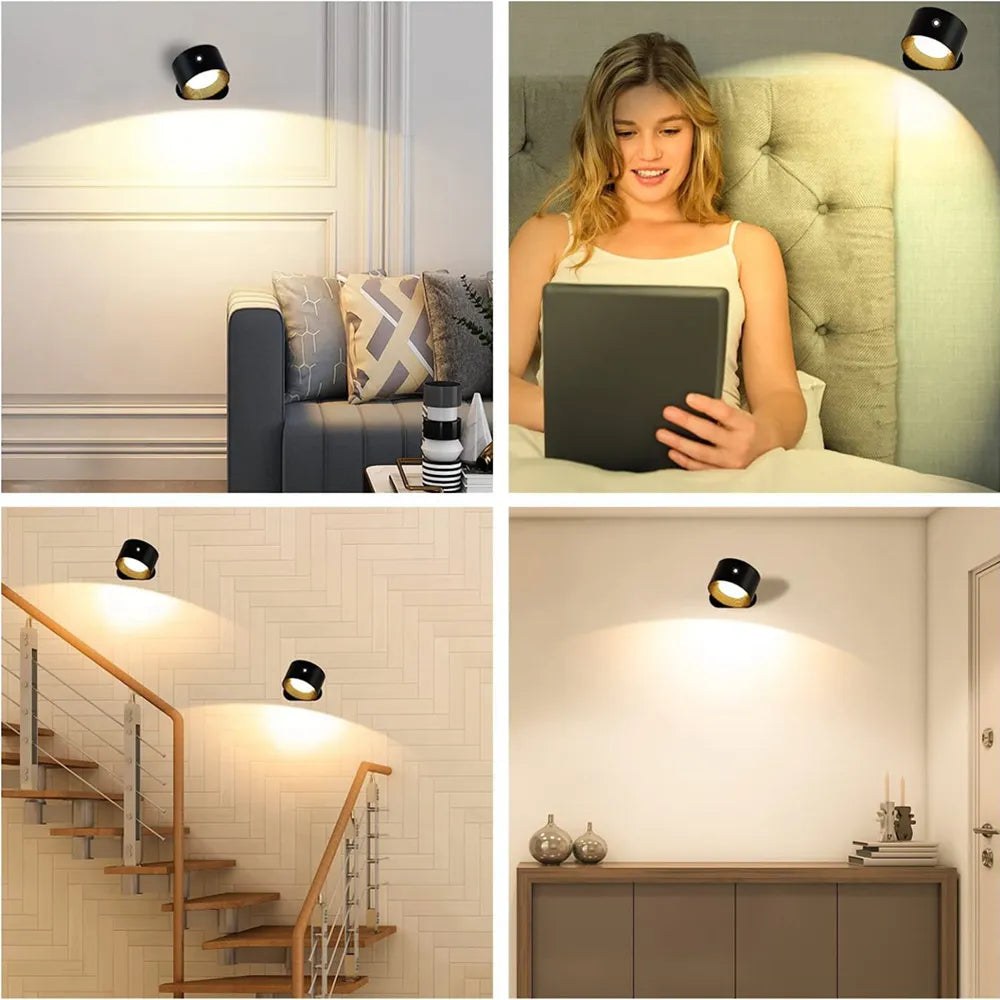 LumaEase™ Rechargeable LED Wall Lamp