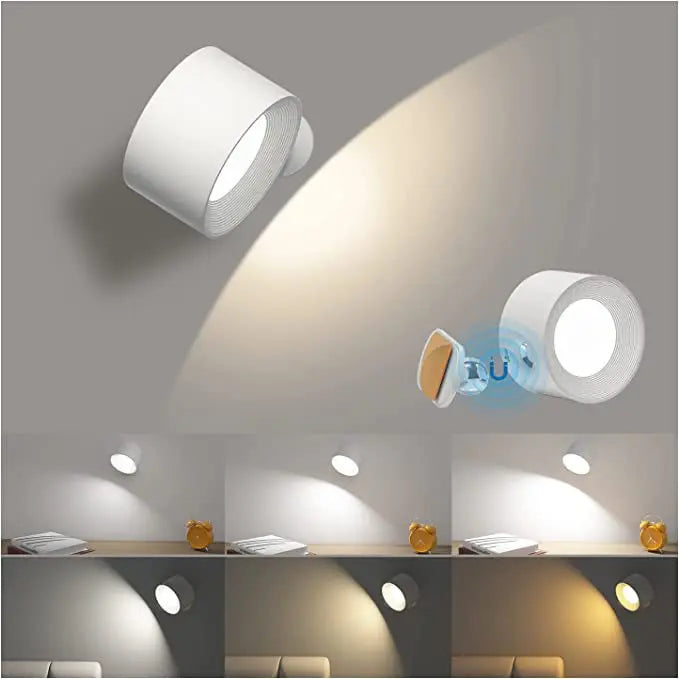 LumaEase™ Rechargeable LED Wall Lamp