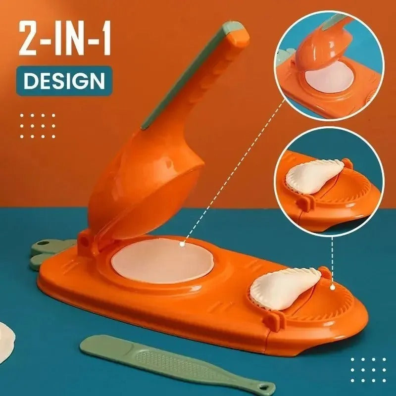 2-in-1 Dumpling Maker Tool for Cutting & Sealing