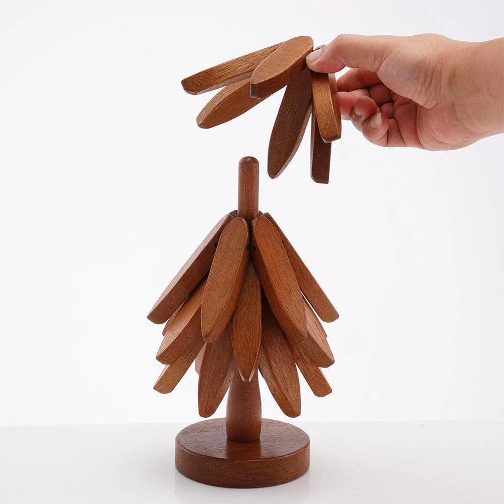 Hearthwood™ Rustic Wooden Trivet Pads