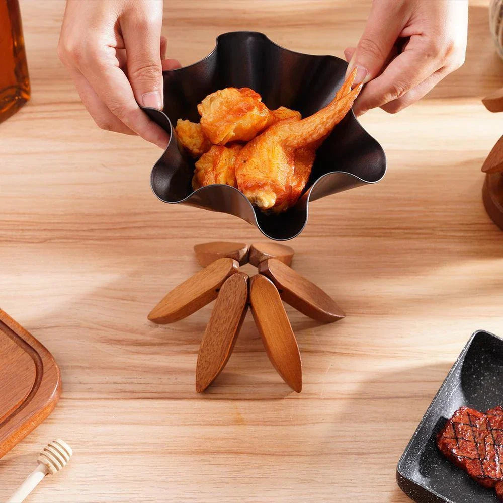 Hearthwood™ Rustic Wooden Trivet Pads