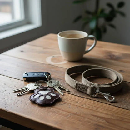 PawKeep™ | Leather Pet Memory Keychain — 50% OFF