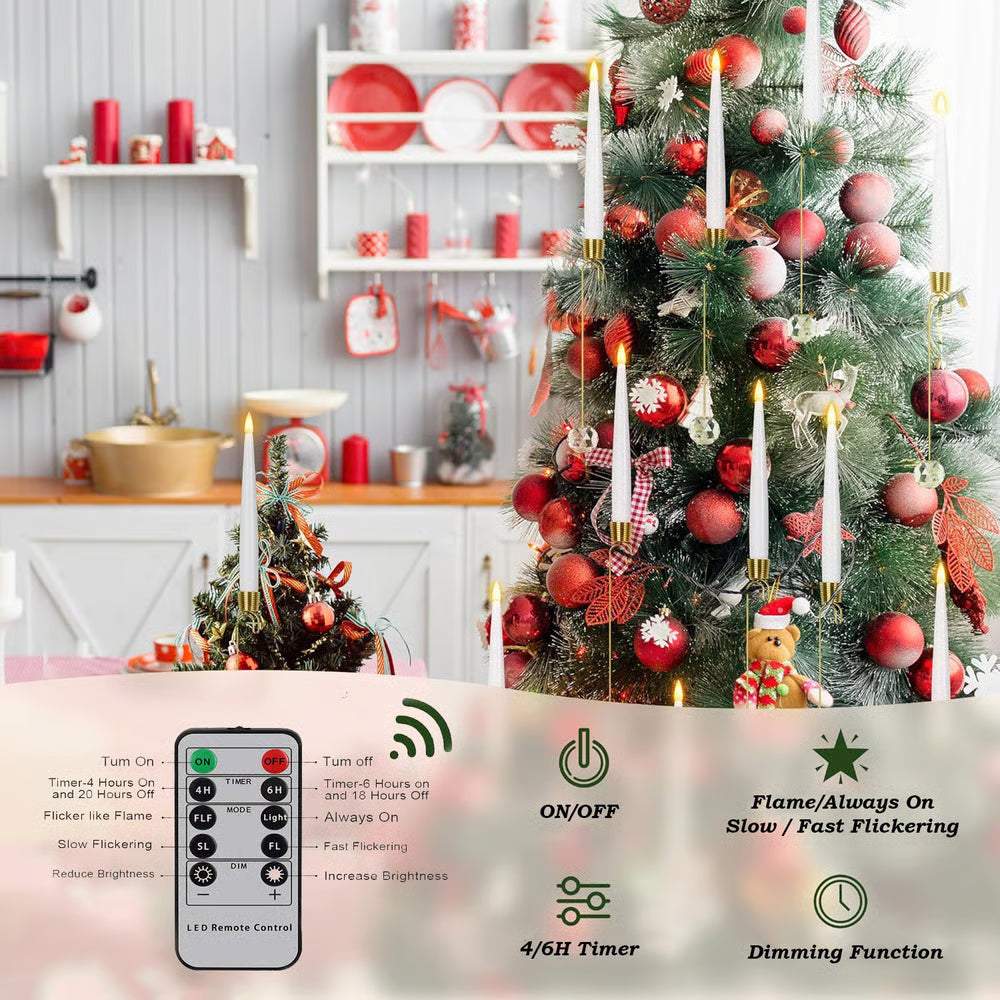 Lunora Glow™ LED Christmas Tree Candle Lights (50% Off)