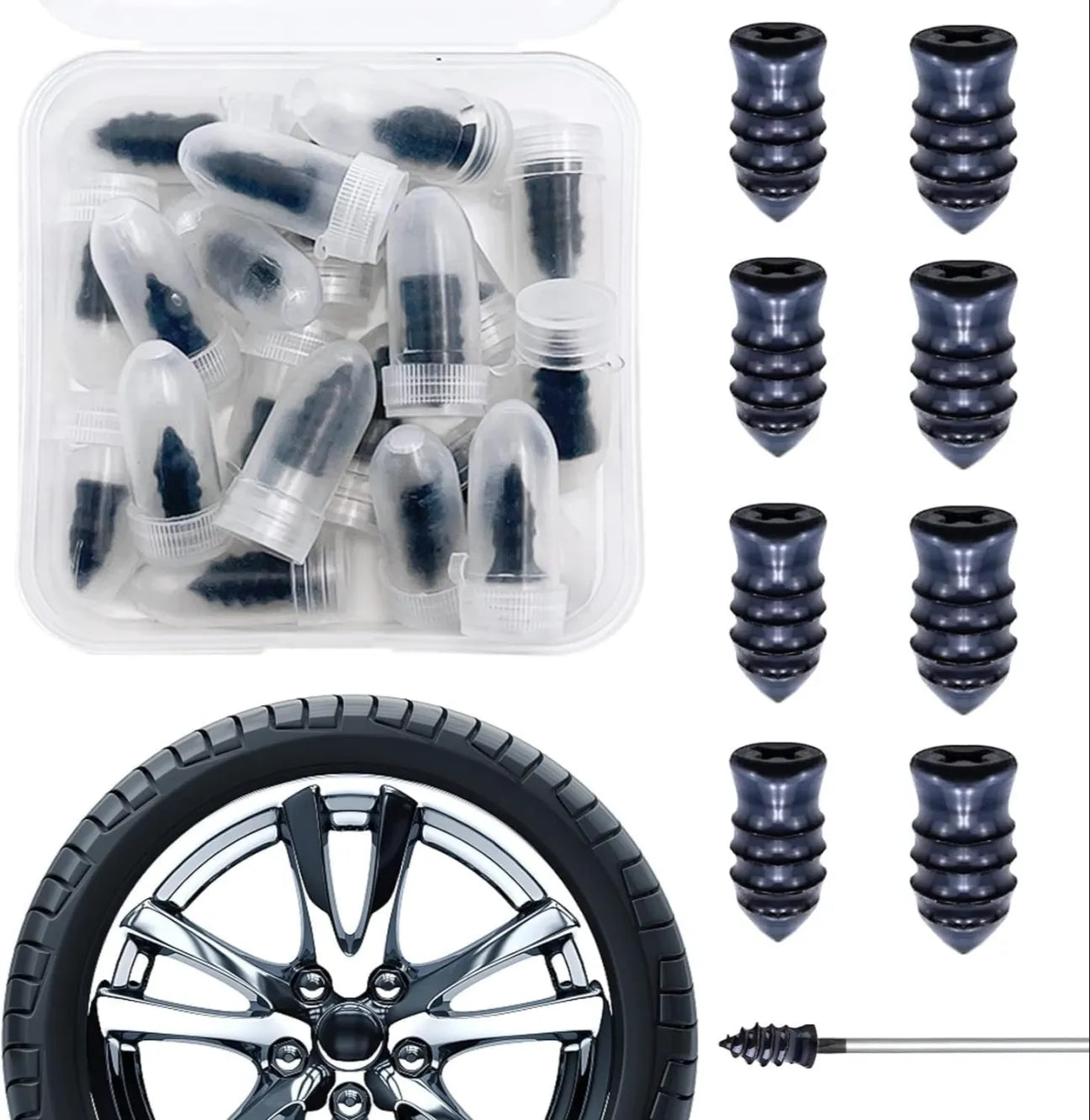 TireSeal™ | Rubber Nail Tire Puncture Repair Kit