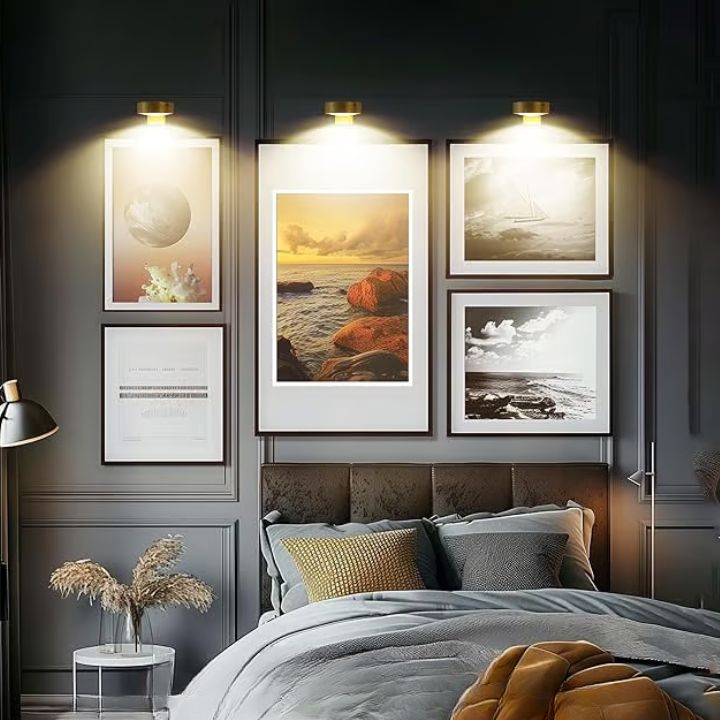 LumiFrame™  Magnetic LED Picture Light for Artful Illumination