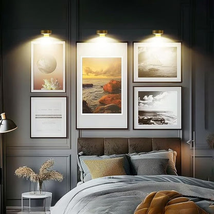 LumiFrame™  Magnetic LED Picture Light for Artful Illumination