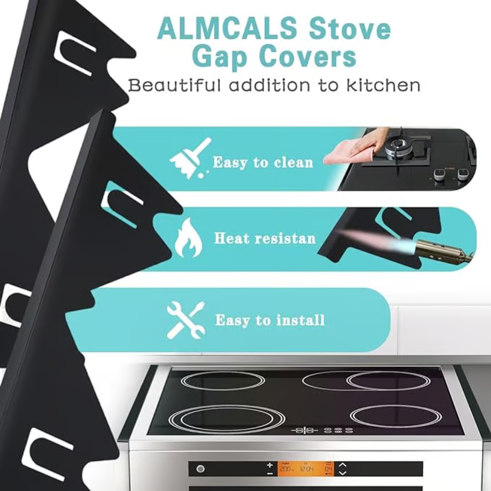 GapGuard Pro — Adjustable Stainless Steel Stove Gap Cover