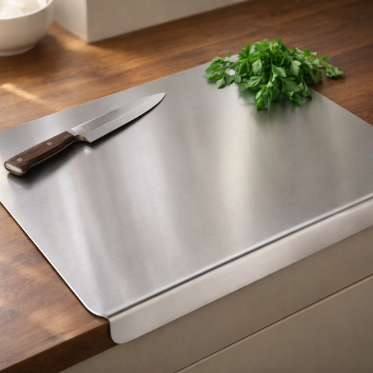 SteelPrep™ | Double-Sided Steel Cutting Board