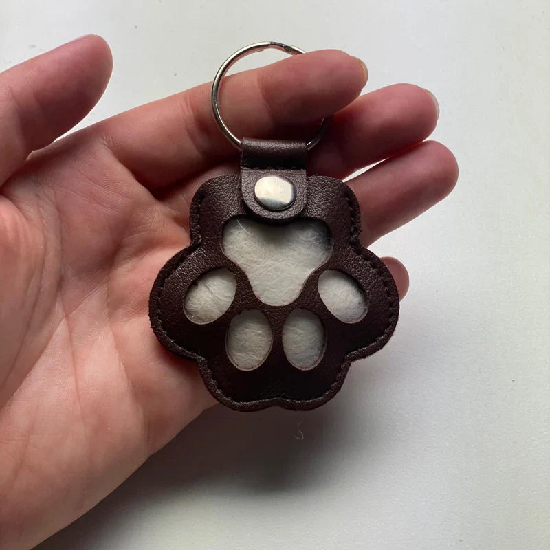 PawKeep™ | Leather Pet Memory Keychain — 50% OFF