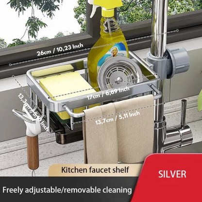 ClearSpace™ Aluminum Sink Organizer