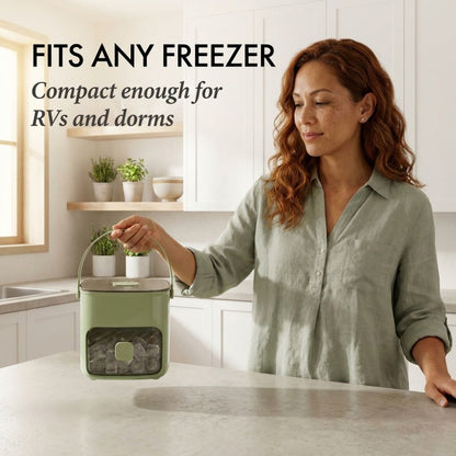 IcePress™ | One-Touch Ice Cube Tray with Storage Bin — 50% OFF