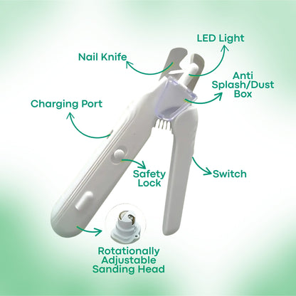 PawLume™ Dual-LED Pet Nail Clipper + 50% Off Today