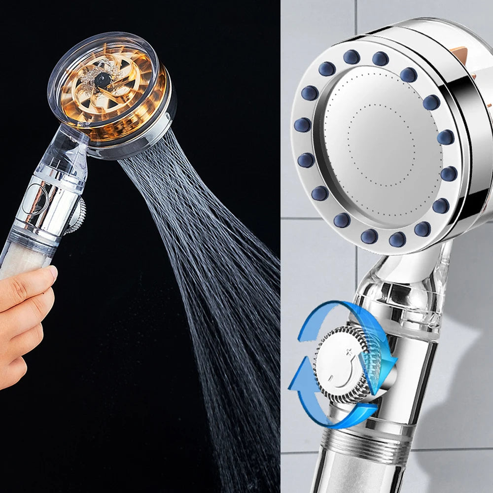 AquaForce™ Turbo Shower Head with Filtration Power