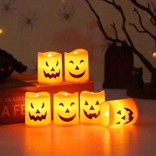 SpookGlow™ – Ghost Face LED Candles (60% OFF)