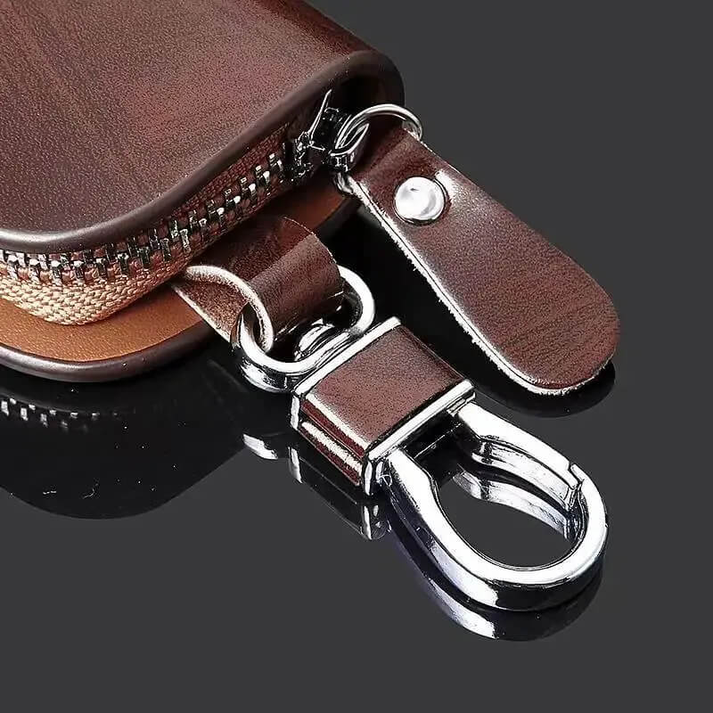 VaultKey™ Luxe Edition – Premium Leather Key Case (50% Off)