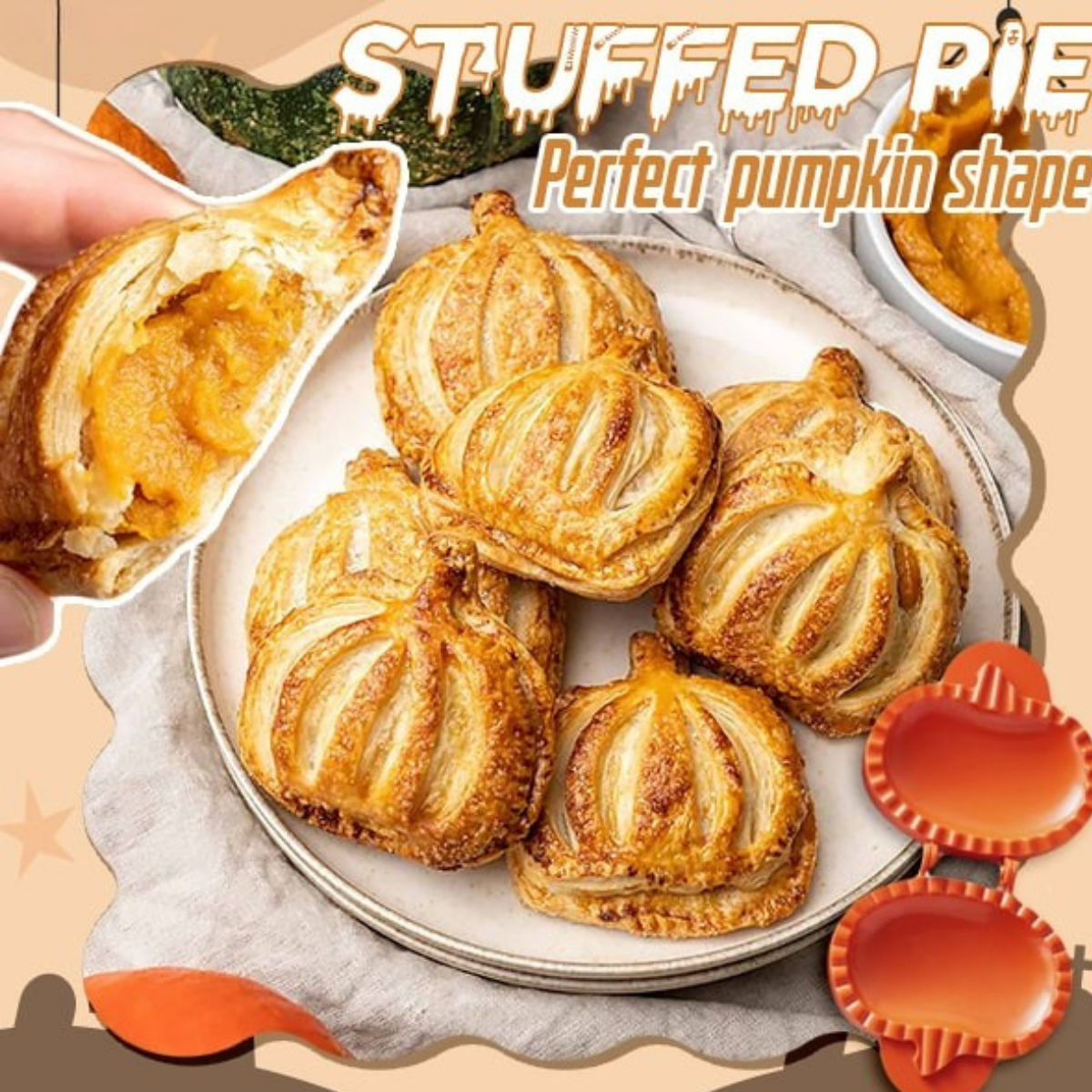 BakeSpirits™ – Halloween Pie Press Set (2+1 Free)