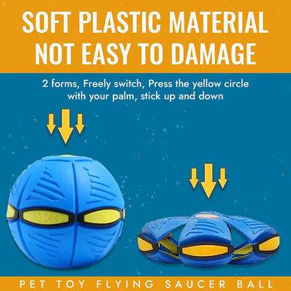 FetchMorph™ – Transforming Disc Ball Toy for Dogs