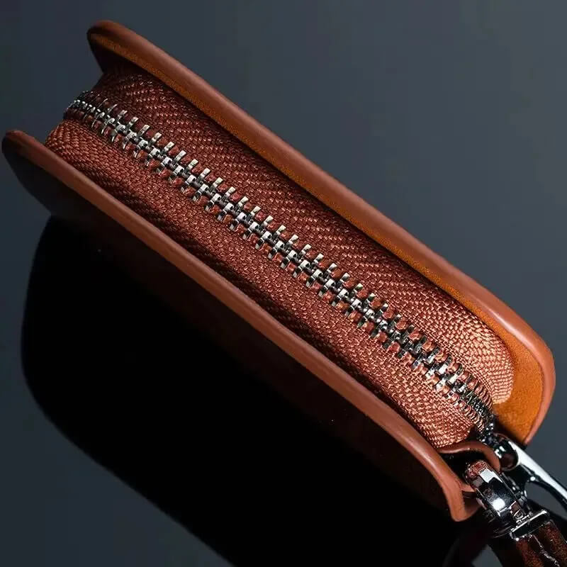 VaultKey™ Luxe Edition – Premium Leather Key Case (50% Off)