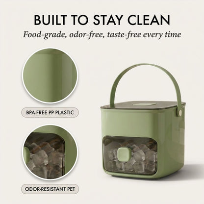 IcePress™ | One-Touch Ice Cube Tray with Storage Bin — 50% OFF