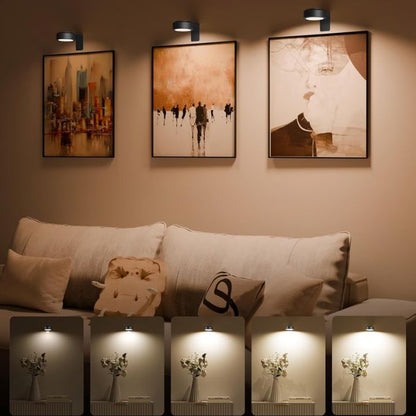 LumiFrame™  Magnetic LED Picture Light for Artful Illumination