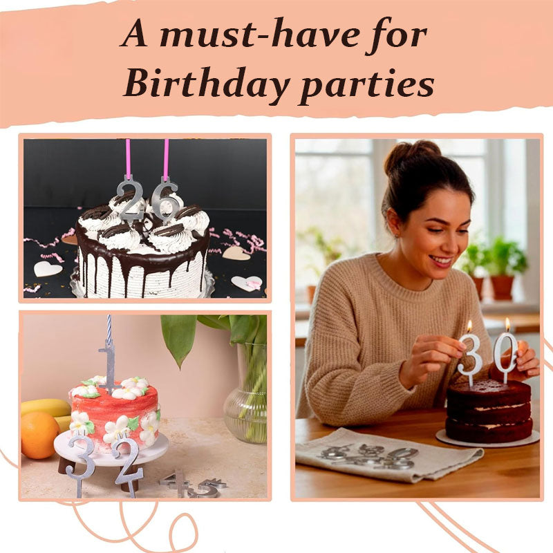 NumeLux™ | Reusable Birthday Number Candle Holders — 50% OFF