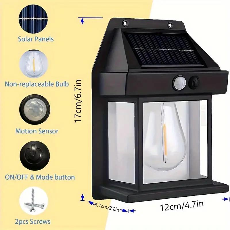LumaVeil™ Solar Wall Lantern – 50% OFF | Motion Sensor & Auto Night Light