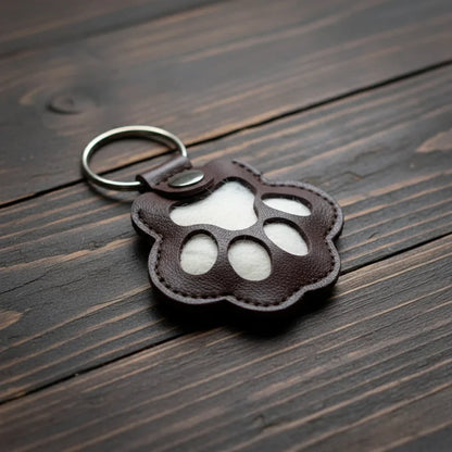 PawKeep™ | Leather Pet Memory Keychain — 50% OFF