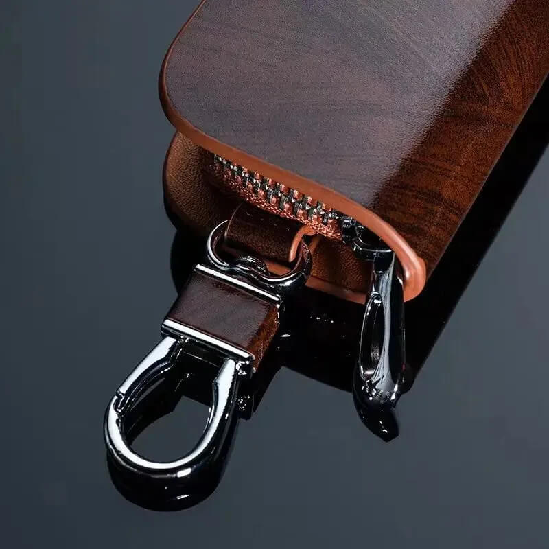 VaultKey™ Luxe Edition – Premium Leather Key Case (50% Off)