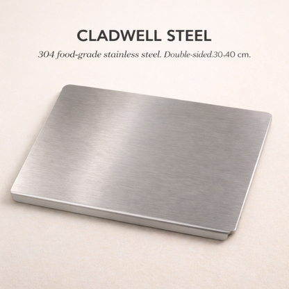 SteelPrep™ | Double-Sided Steel Cutting Board
