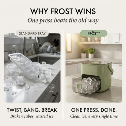 IcePress™ | One-Touch Ice Cube Tray with Storage Bin — 50% OFF