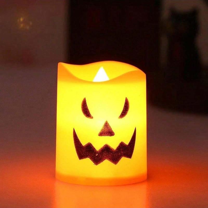 SpookGlow™ – Ghost Face LED Candles (60% OFF)