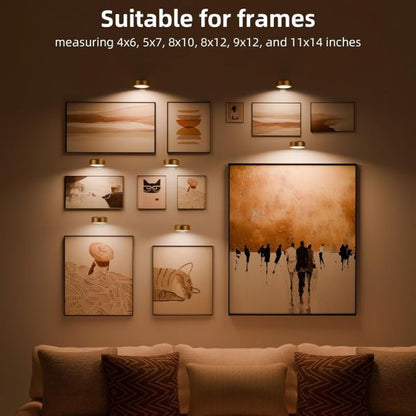 LumiFrame™  Magnetic LED Picture Light for Artful Illumination