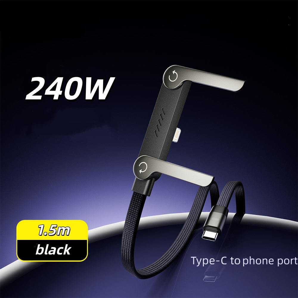FlexCharge Pro™ 240W — Ultra-Fast Charging with Built-In Stand (50% OFF)