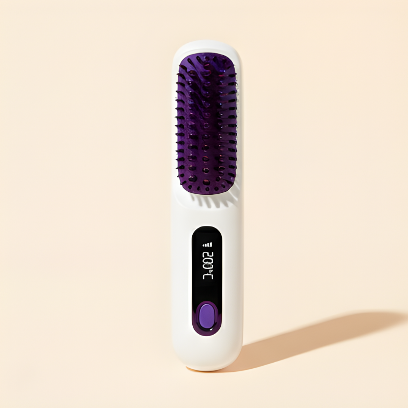 SilkRush™ | Cordless Ceramic Straightening Brush — 50% OFF