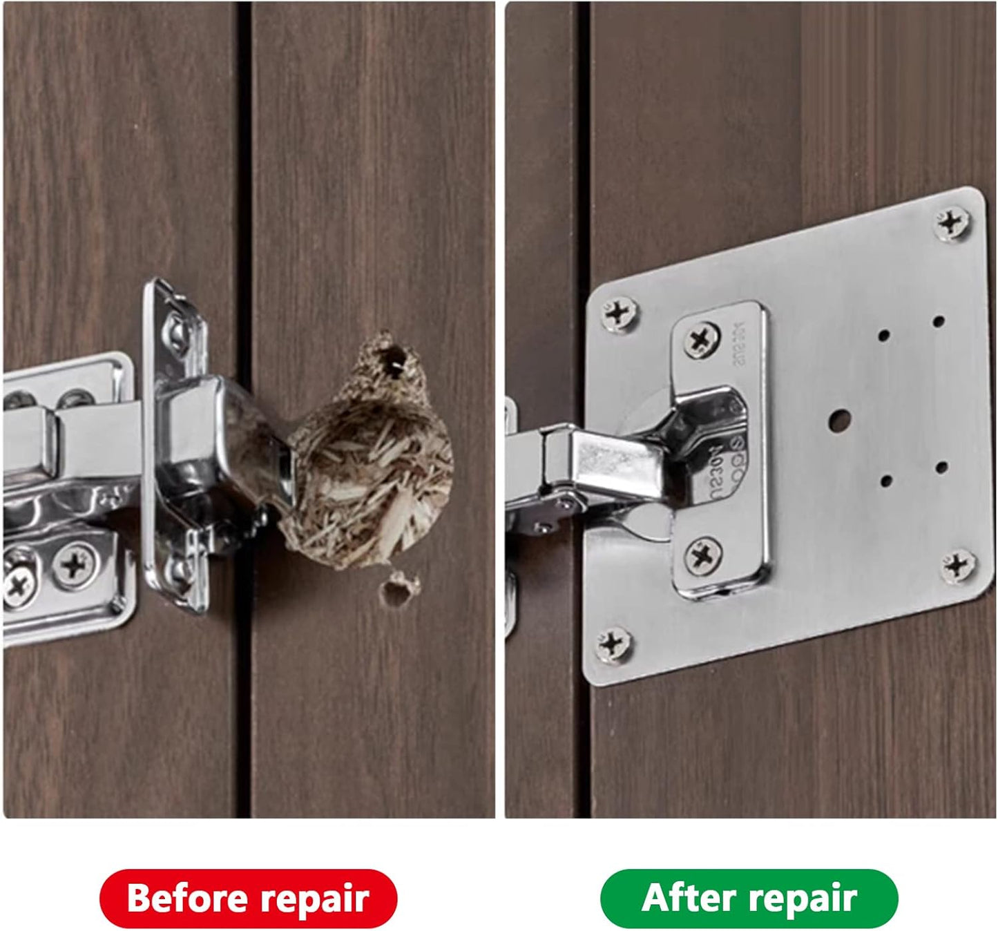 CabinFix™ – Stainless Steel Hinge Repair Kit (40% Off)