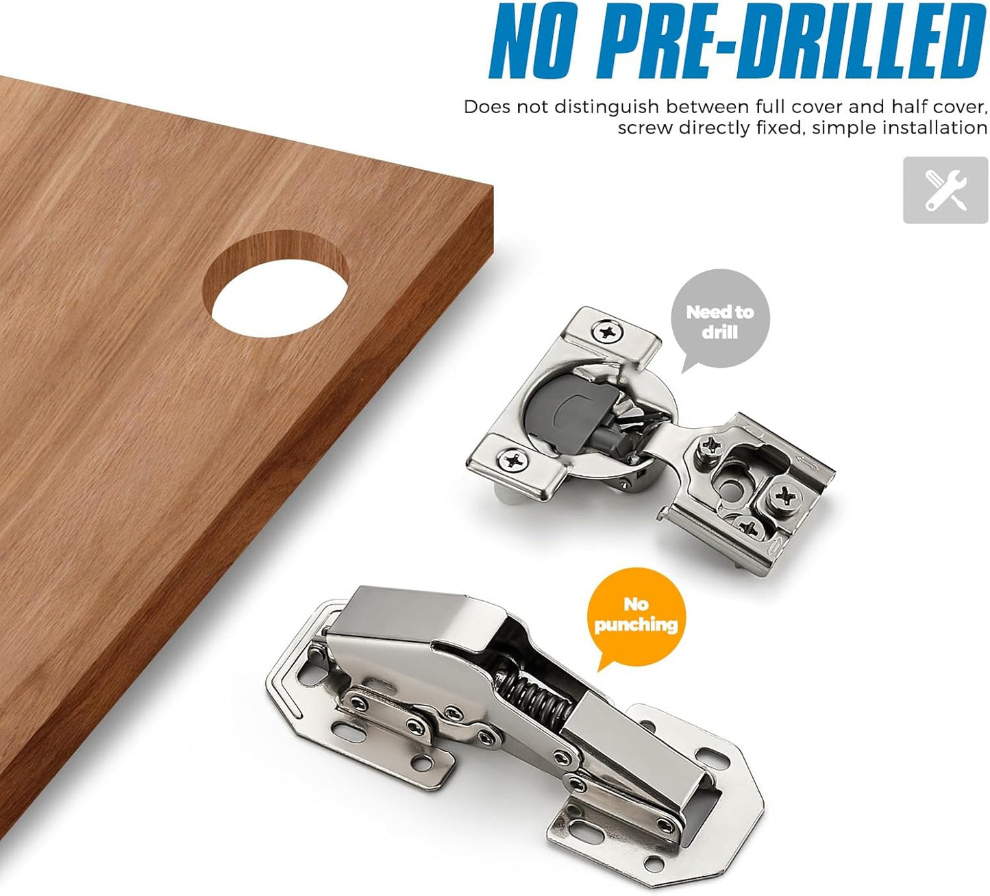HushHinge™ | Soft-Close Cabinet Hinges (50% Off)