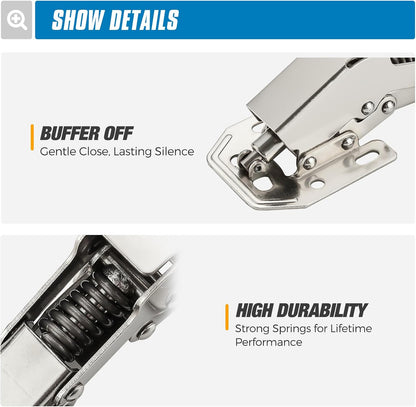HushHinge™ | Soft-Close Cabinet Hinges (50% Off)