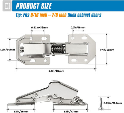 HushHinge™ | Soft-Close Cabinet Hinges (50% Off)