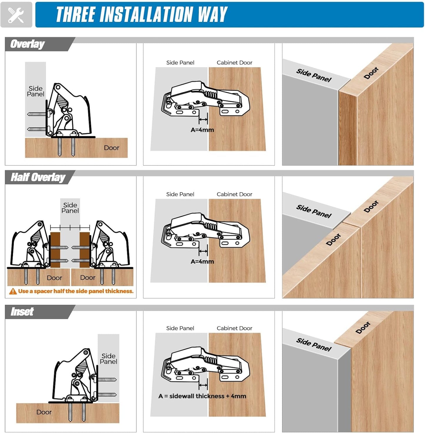HushHinge™ | Soft-Close Cabinet Hinges (50% Off)