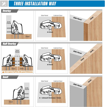 HushHinge™ | Soft-Close Cabinet Hinges (50% Off)