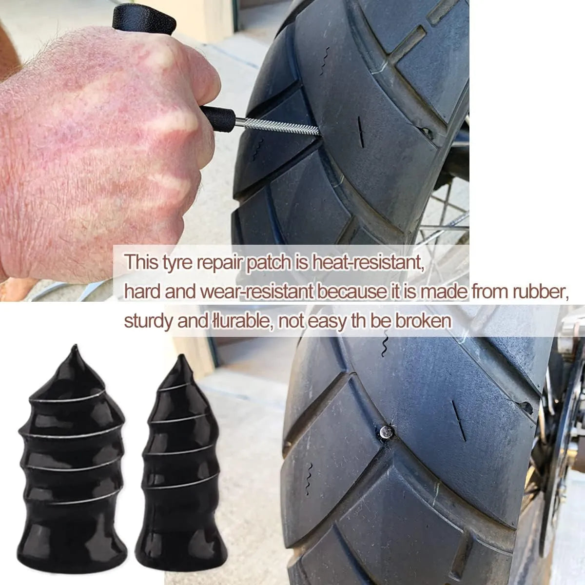 TireSeal™ | Rubber Nail Tire Puncture Repair Kit
