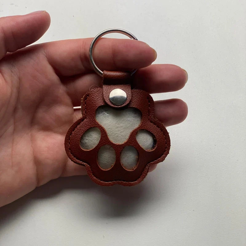 PawKeep™ | Leather Pet Memory Keychain — 50% OFF