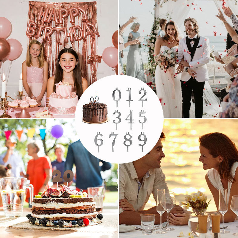 NumeLux™ | Reusable Birthday Number Candle Holders — 50% OFF