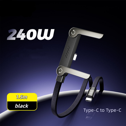 FlexCharge Pro™ 240W — Ultra-Fast Charging with Built-In Stand (50% OFF)